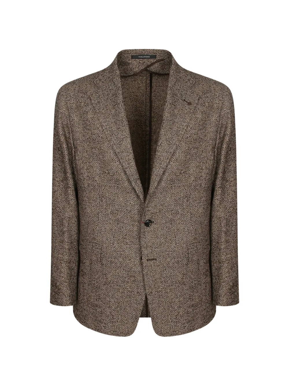 Tagliatore basket-weave single-breasted blazer - Marrone