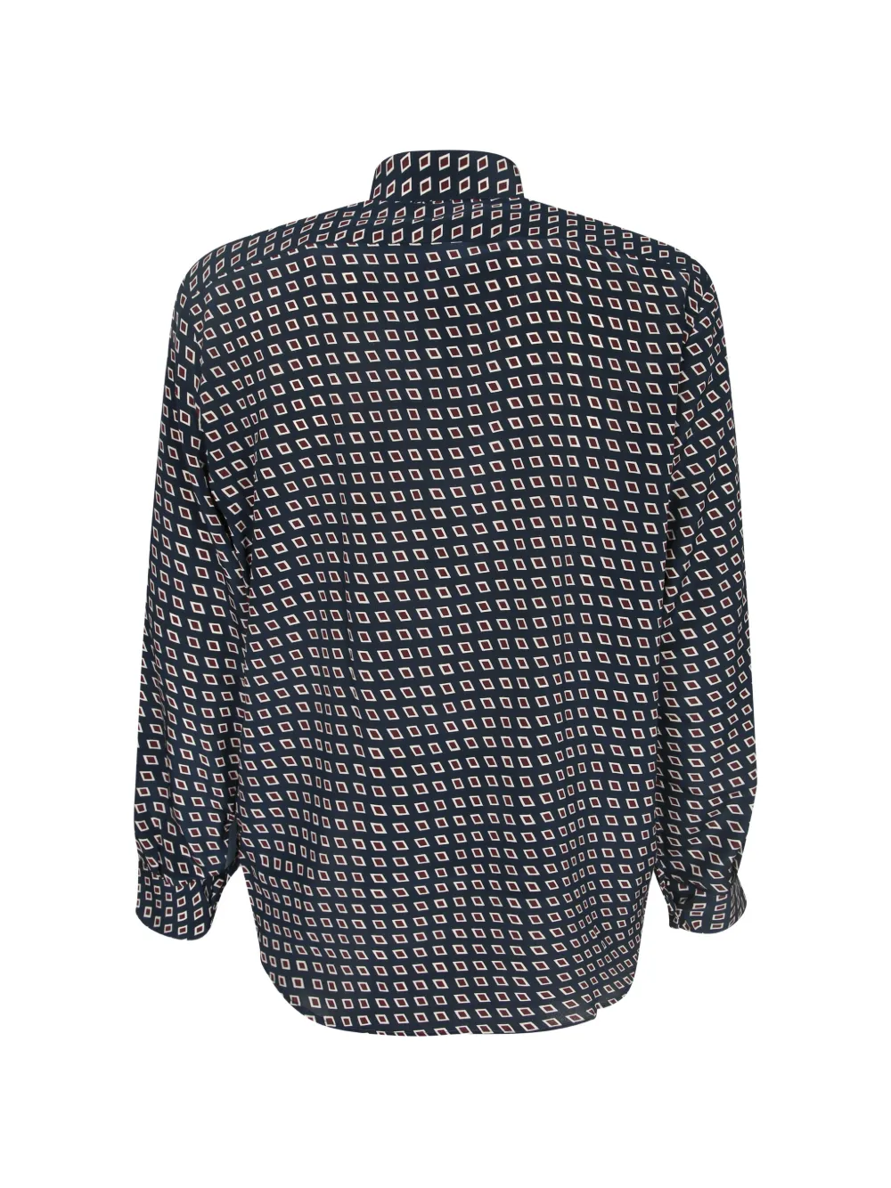 Costumein Overhemd met geometrische print Blauw