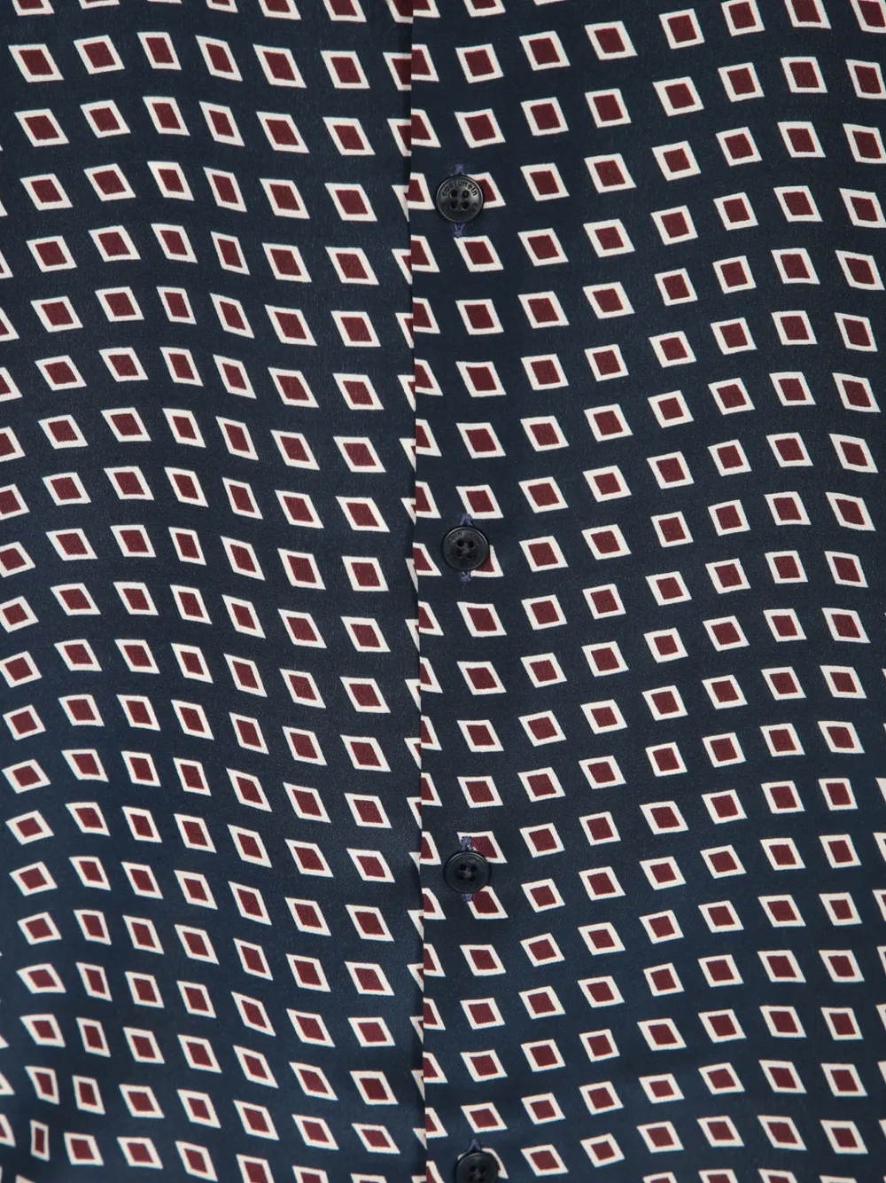 Costumein Overhemd met geometrische print Blauw