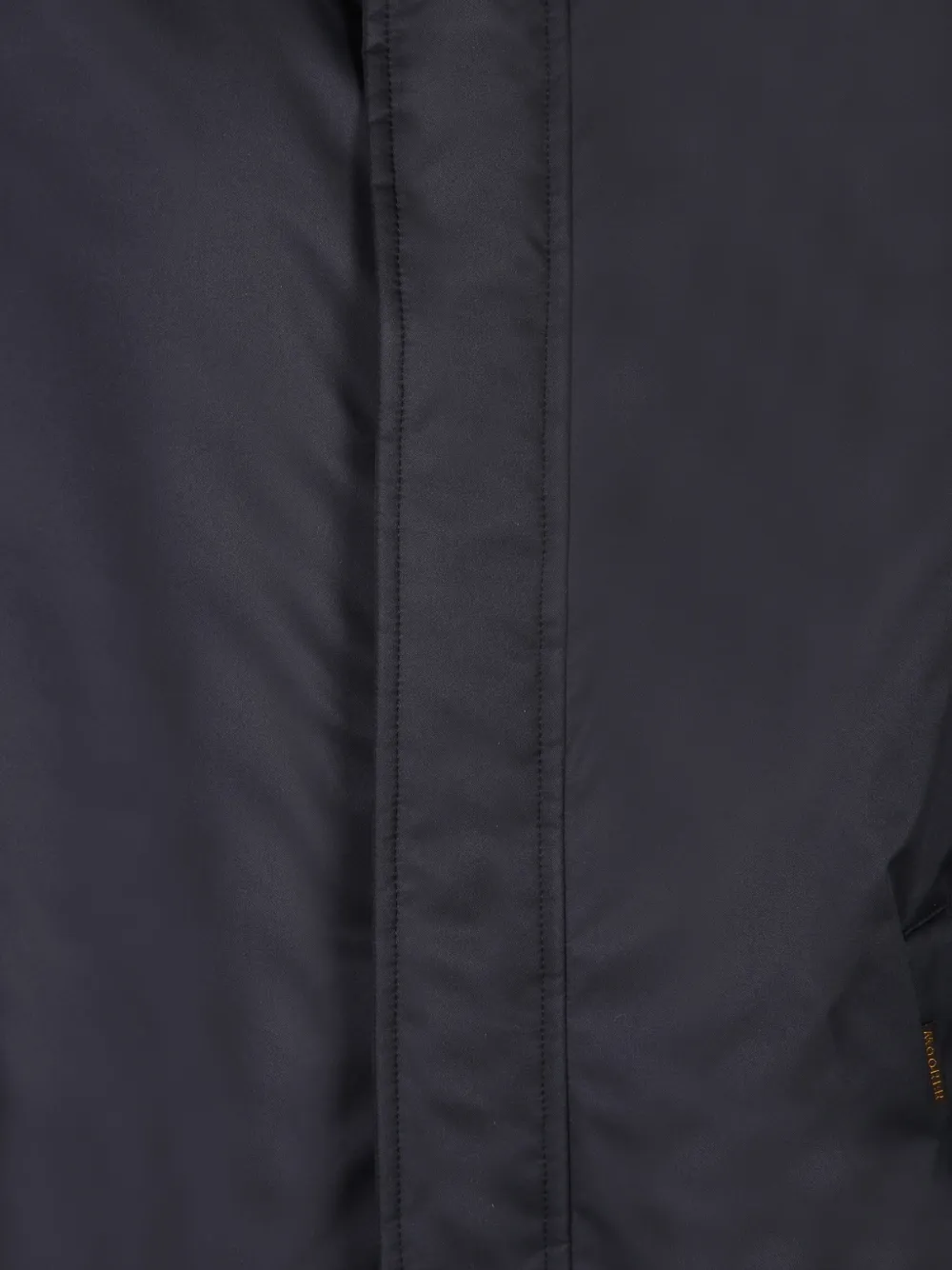 Moorer Jack met verborgen sluiting en capuchon Blauw