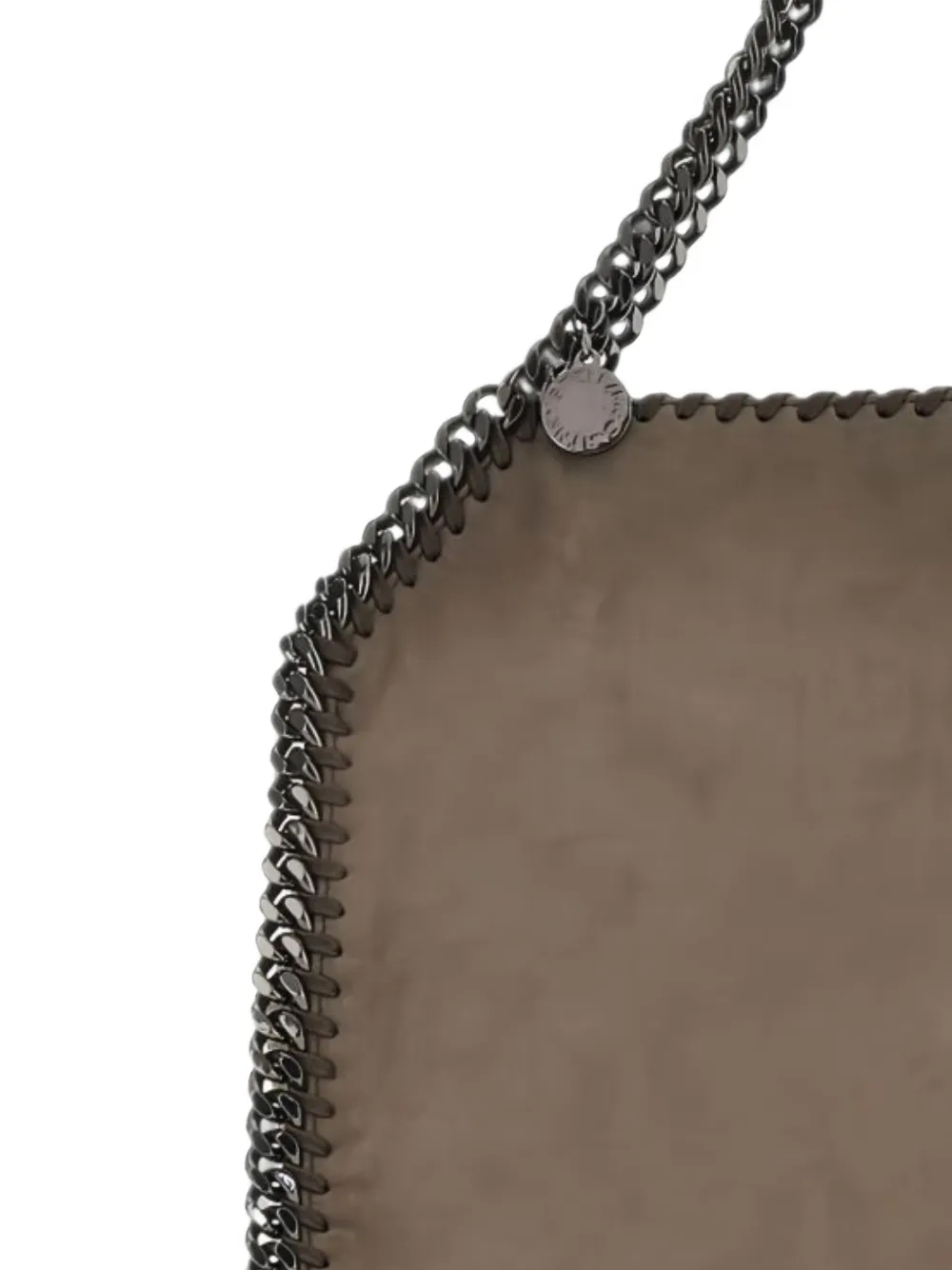 Stella McCartney Falabella chain-trim tote bag Beige
