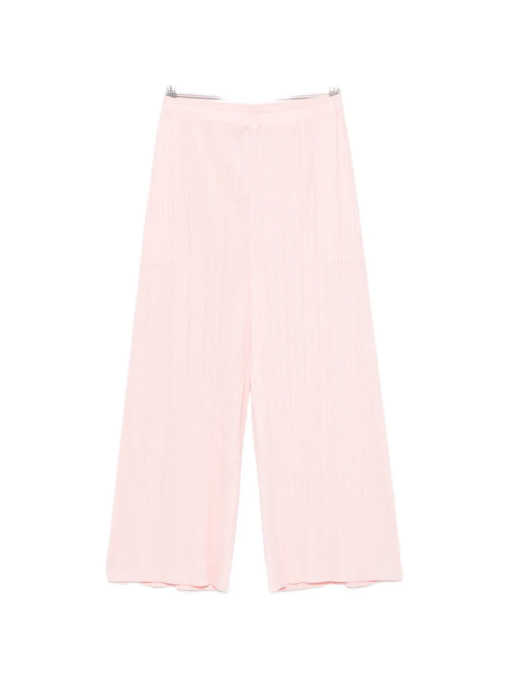 Pleats Please Issey Miyake pleated cropped trousers - Rosa