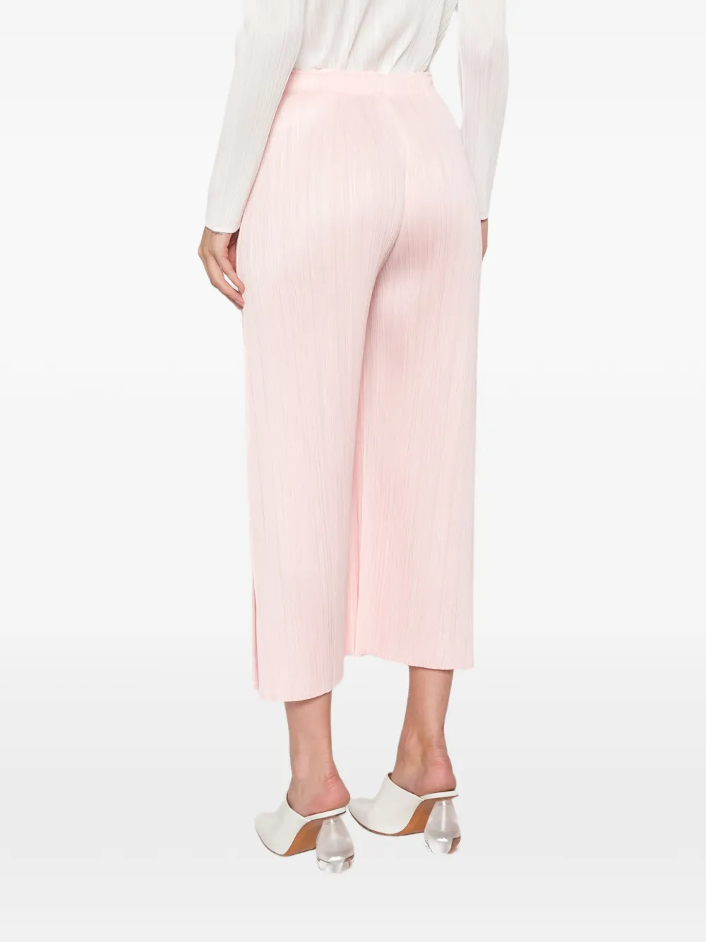 Pleats Please Issey Miyake Cropped plooibroek Roze