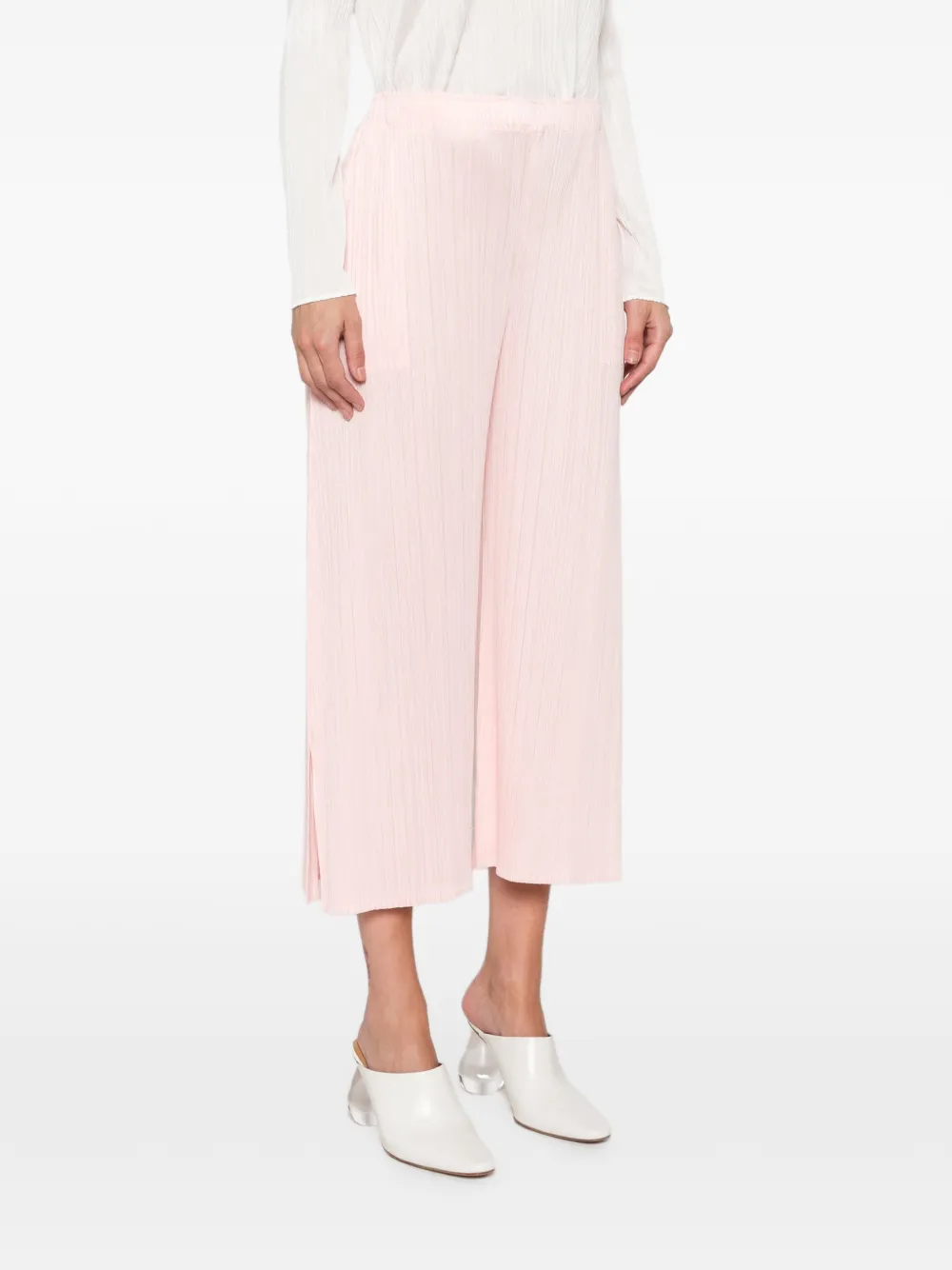 Pleats Please Issey Miyake Cropped plooibroek Roze