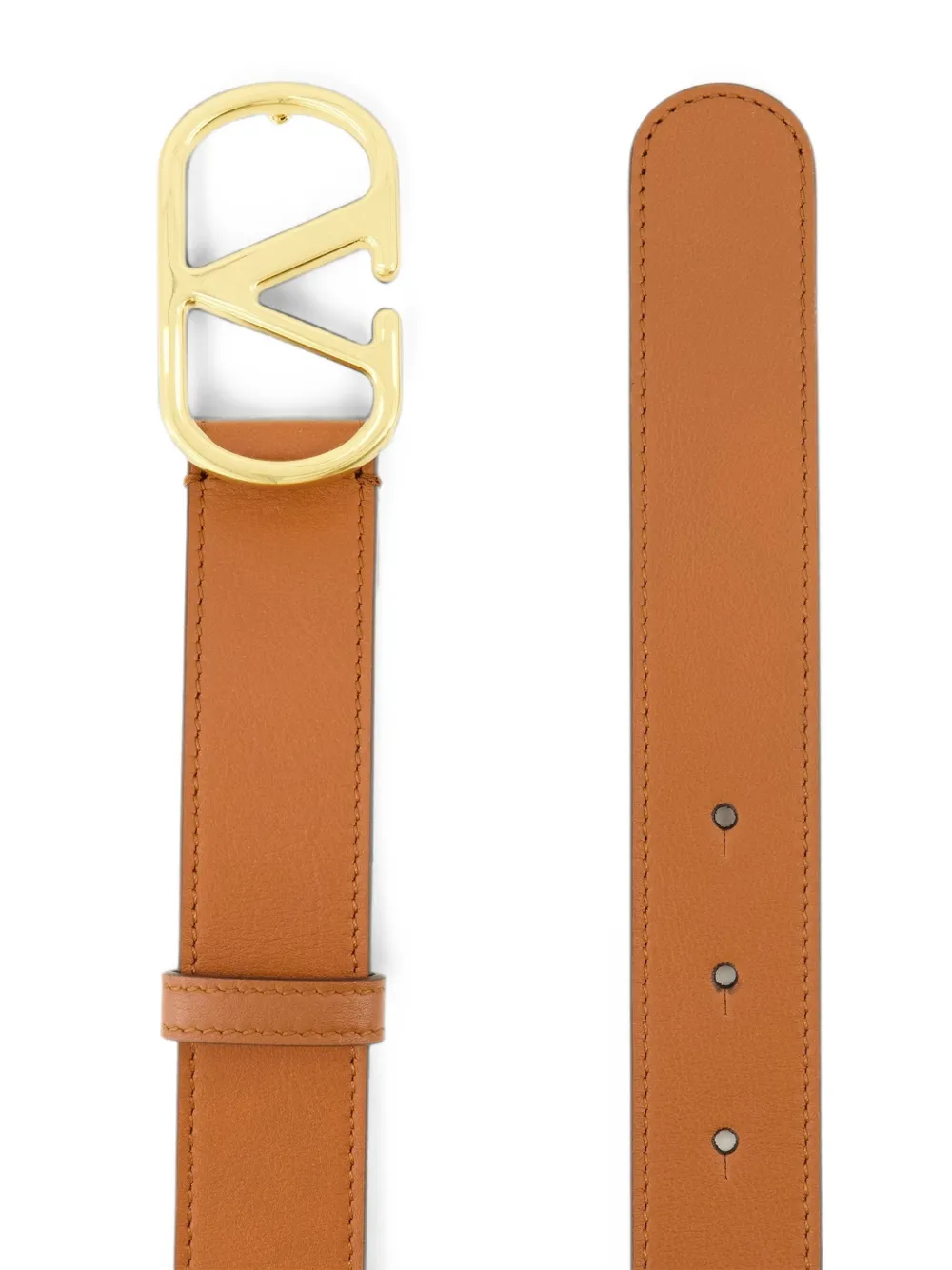 Valentino Garavani Leren riem Bruin