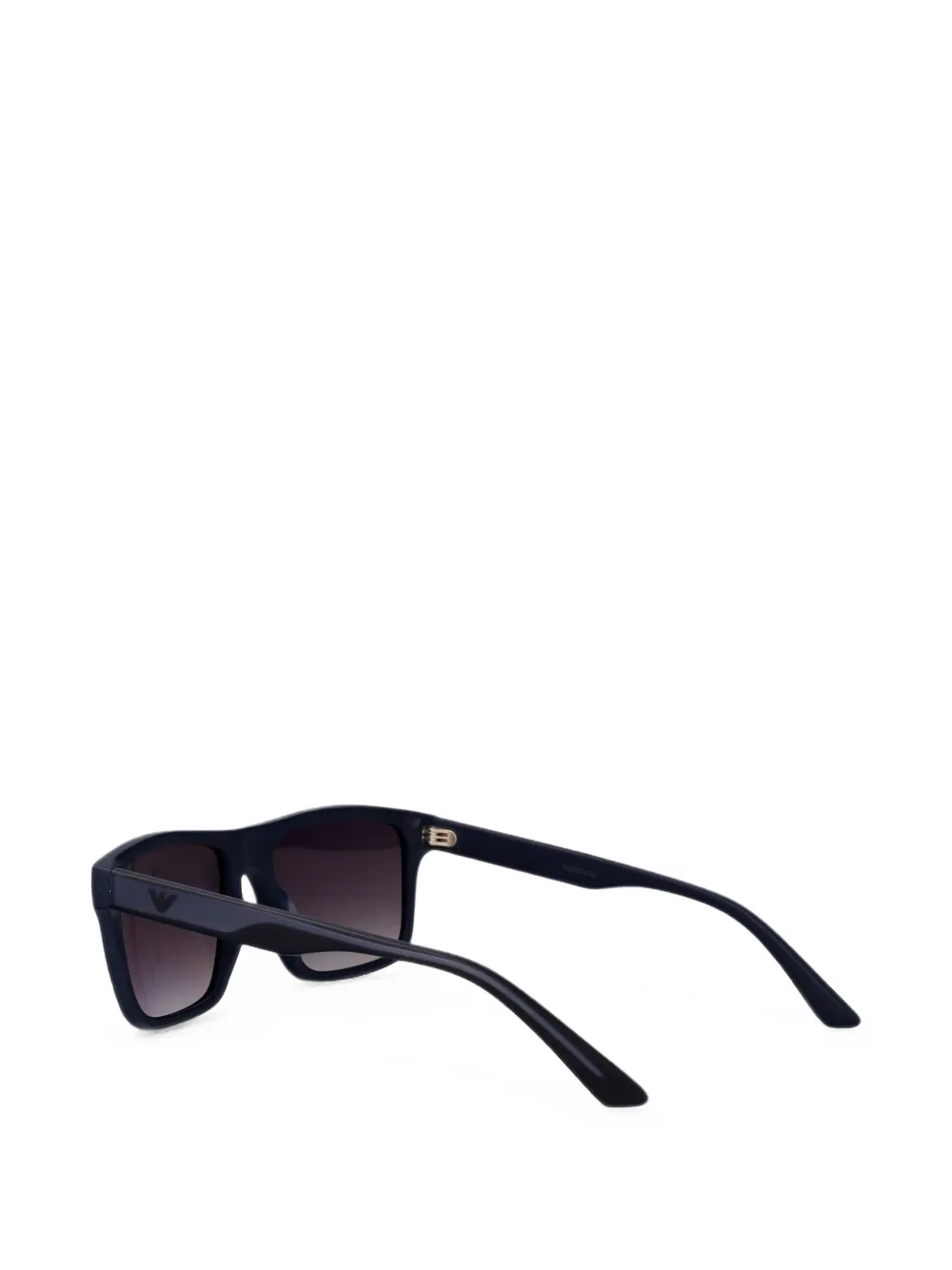 Emporio Armani Zonnebril met rechthoekig montuur Blauw