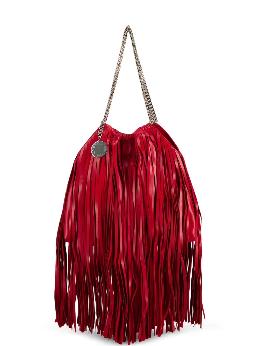 Stella McCartney Falabella fringe drawstring shoulder bag