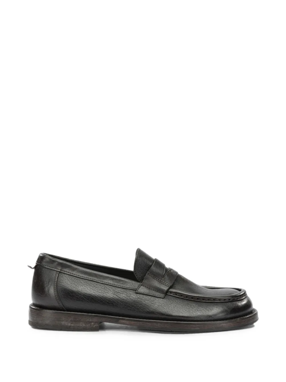 Moma leather loafers Zwart
