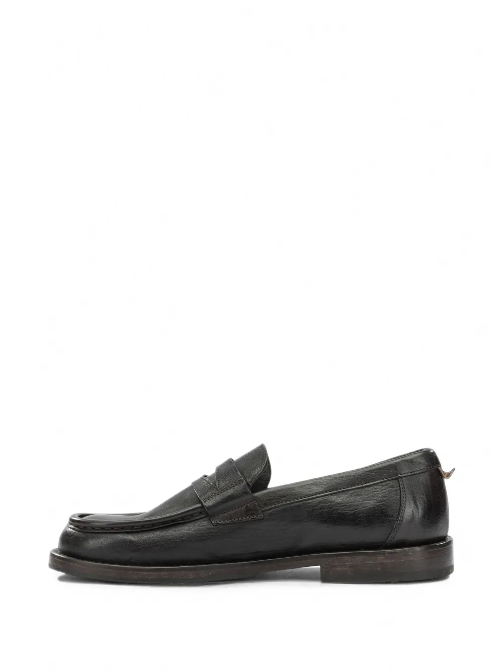 Moma leather loafers Zwart
