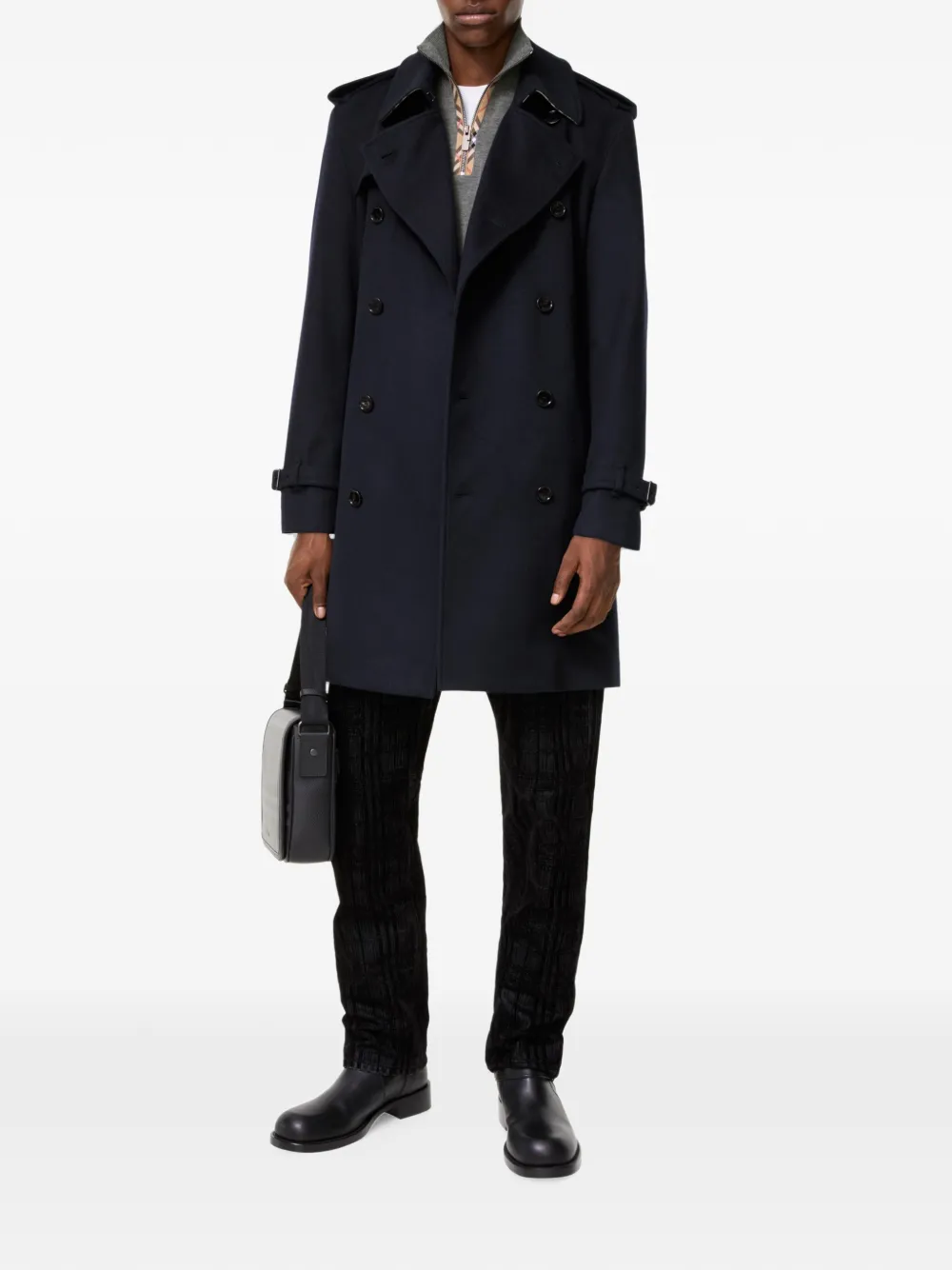 Burberry Hastings trenchcoat Blauw