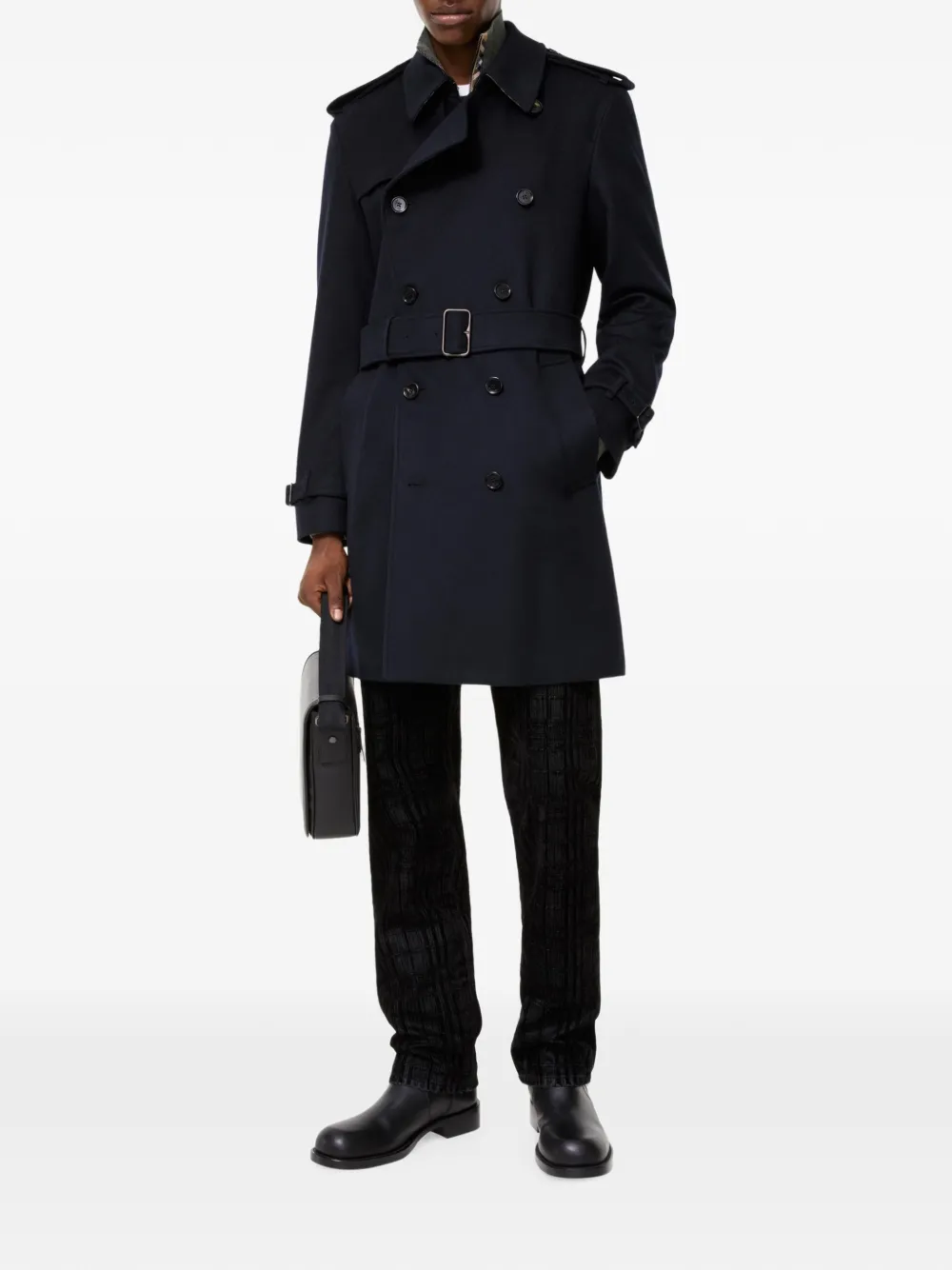 Burberry Hastings trenchcoat Blauw