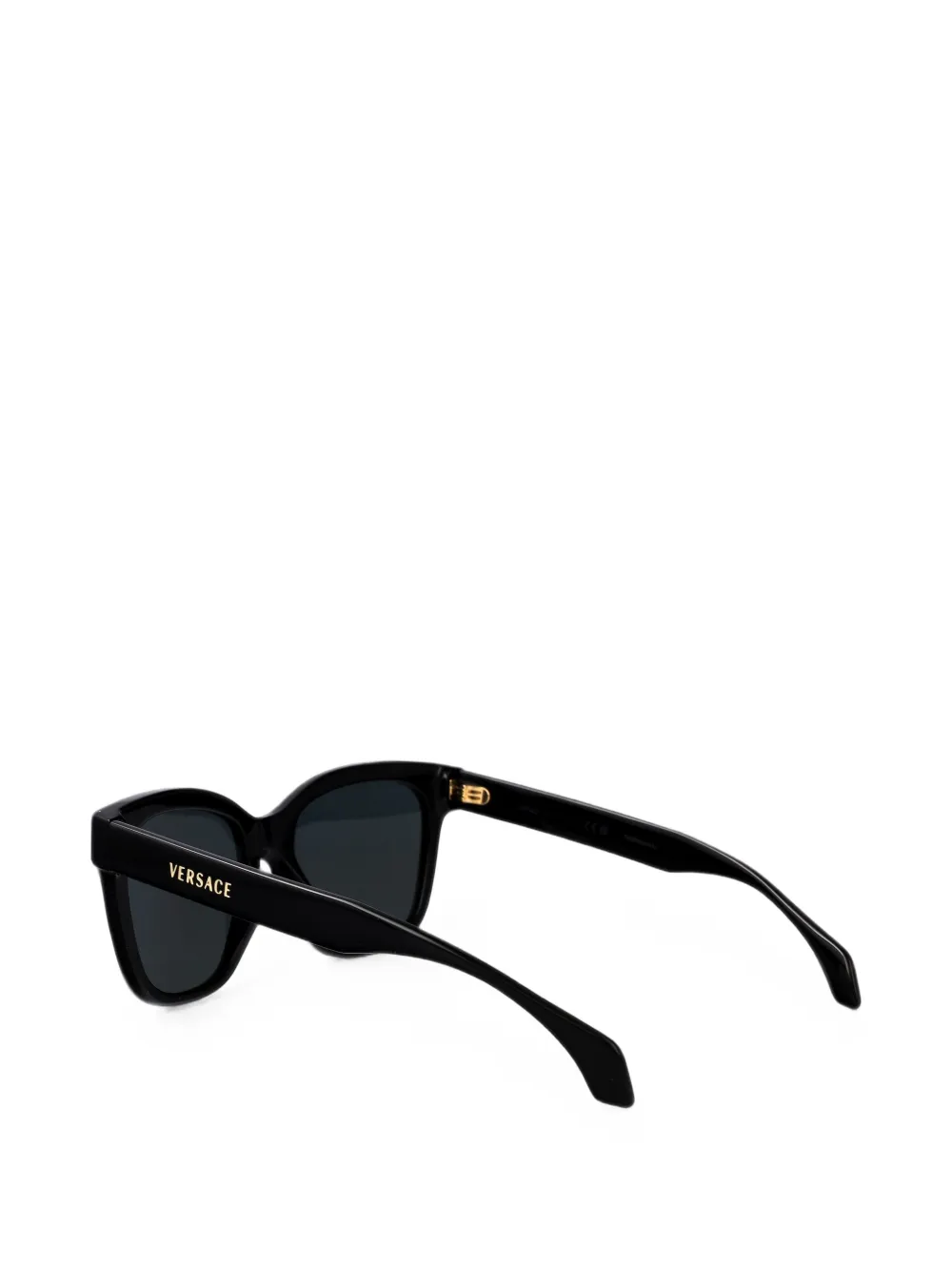Versace Eyewear Zonnebril met vierkant montuur en Medusa-plakkaat Zwart