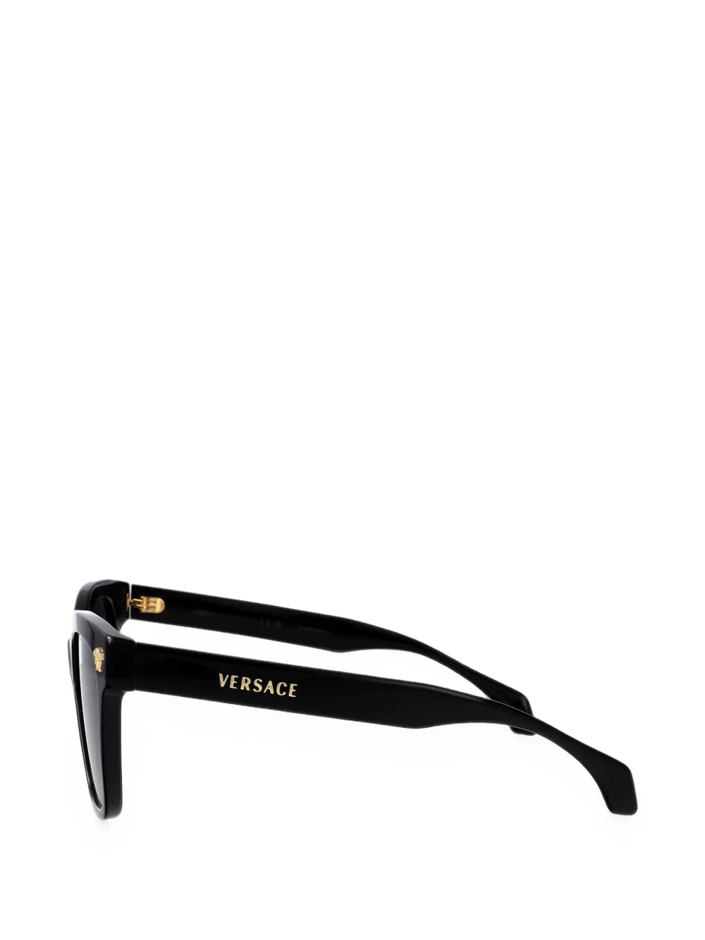 Versace Eyewear Zonnebril met vierkant montuur en Medusa-plakkaat Zwart