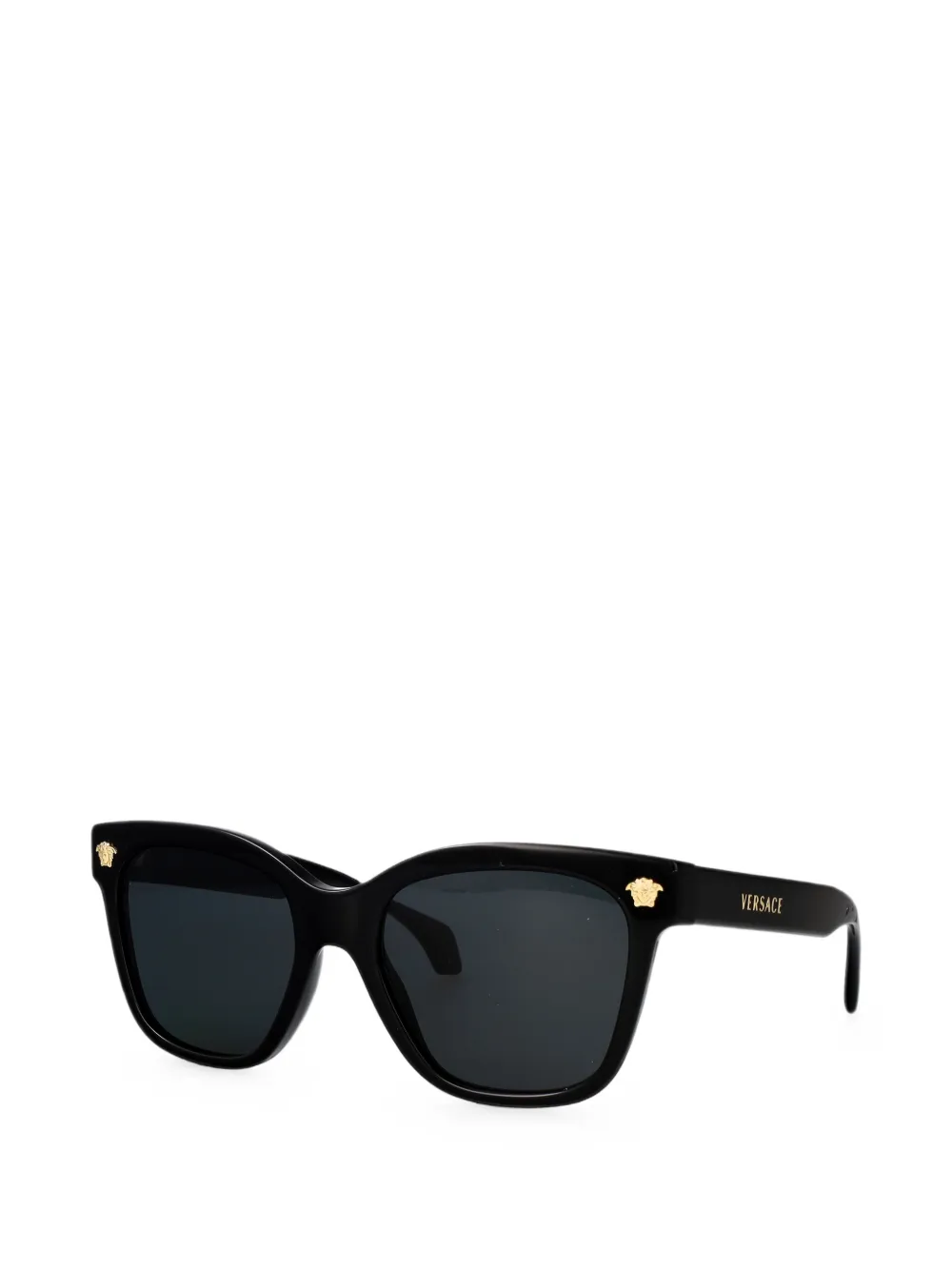 Versace Eyewear Zonnebril met vierkant montuur en Medusa-plakkaat Zwart