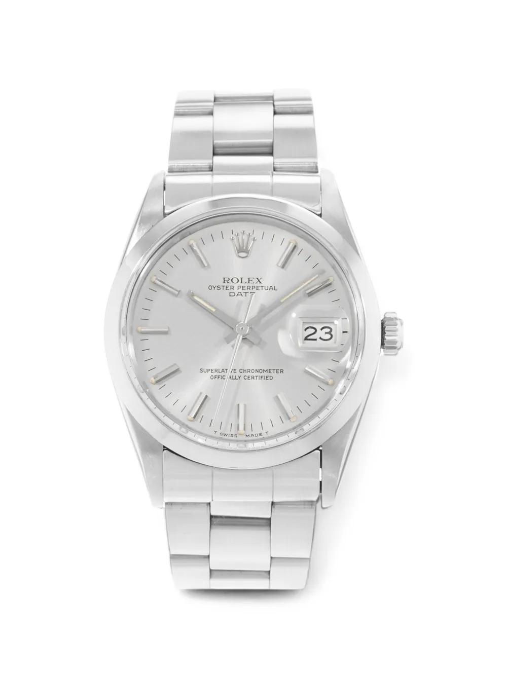 Rolex Oyster Perpetual Date 34mm - Argento