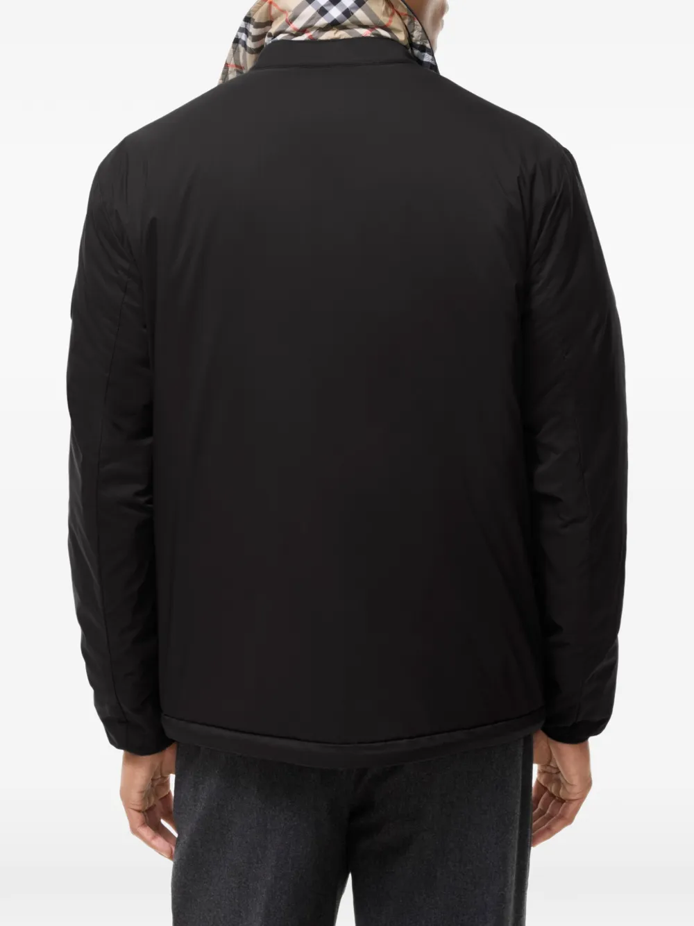 Burberry Dalewood nylon shirtjack Zwart