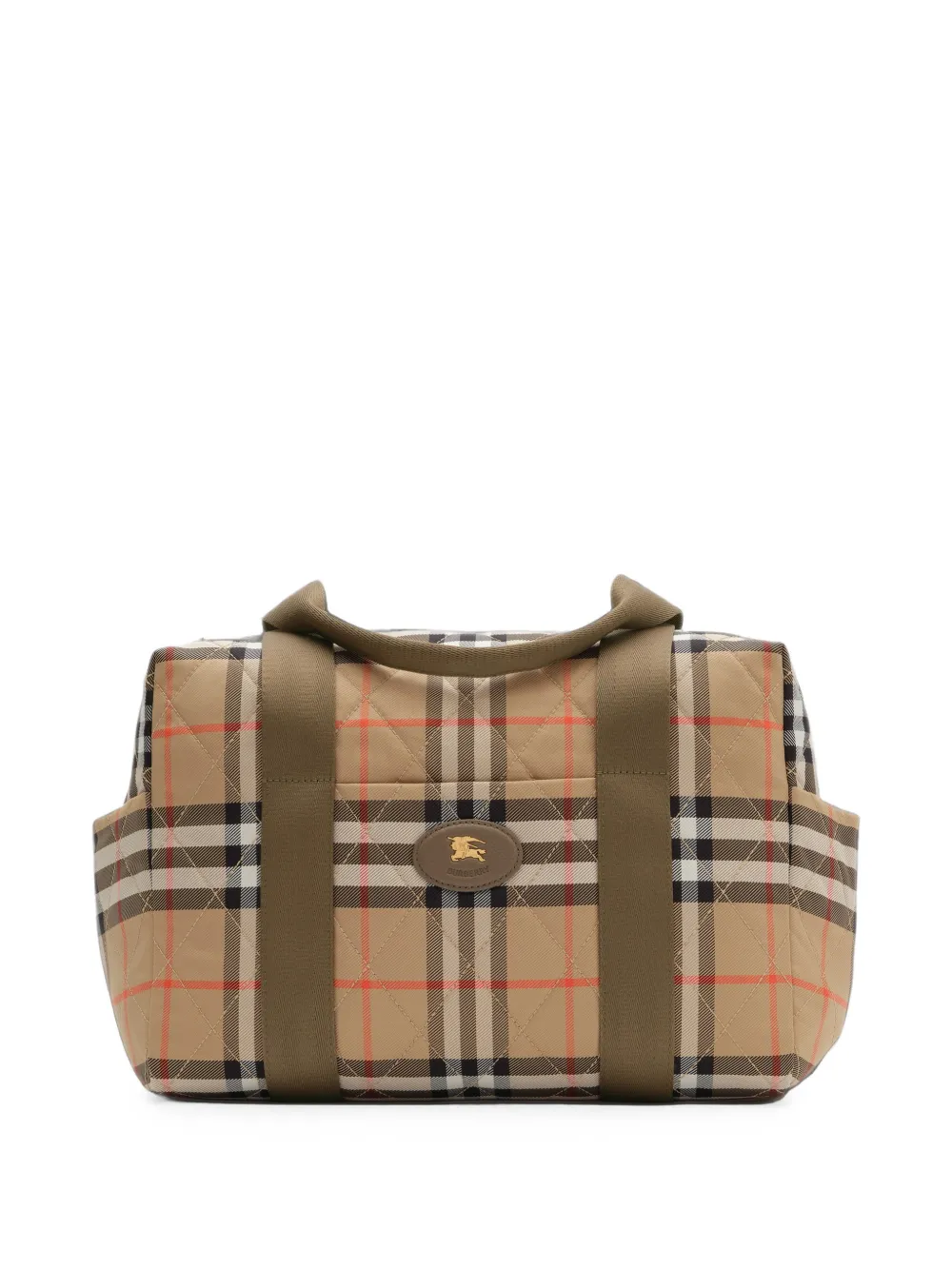 Burberry Kids Check Nylon changing bag - Toni neutri