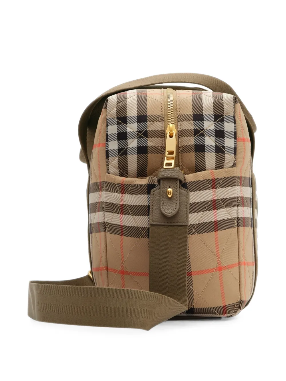 Burberry Kids Check Nylon changing bag Beige