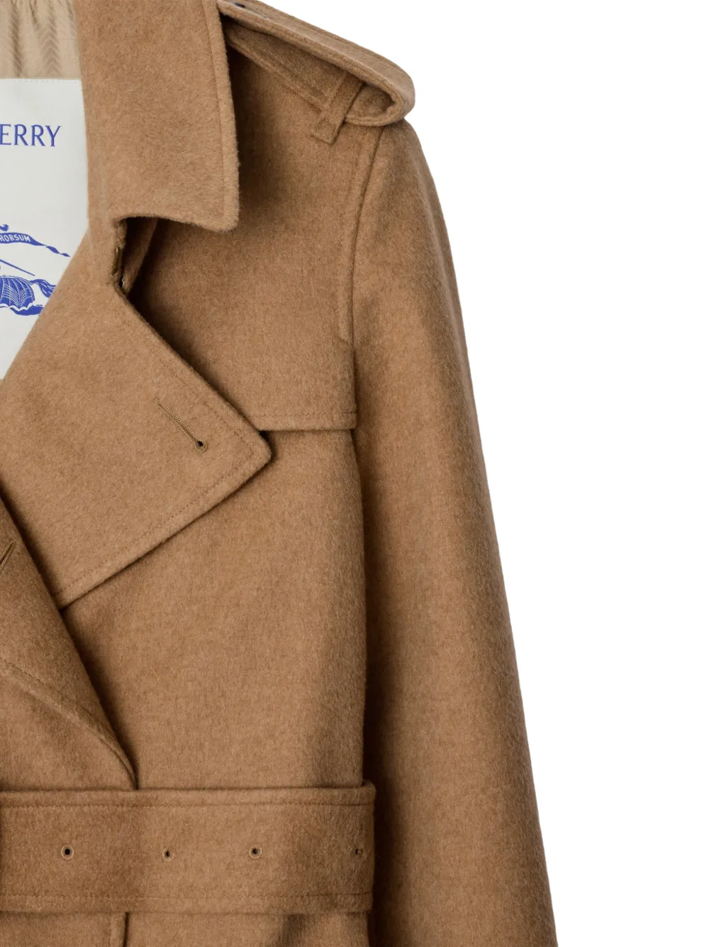 Burberry Kensington kasjmier trenchcoat Beige