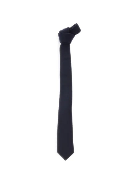 Burberry check wool cashmere tie