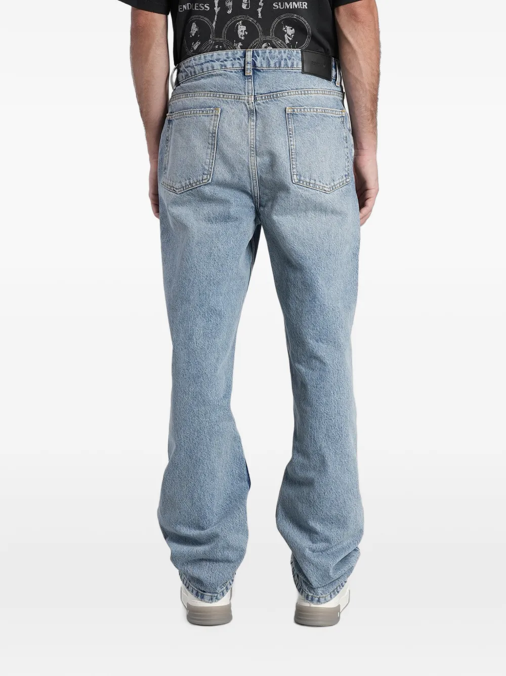 Represent Heaton jeans met logo-patch Blauw