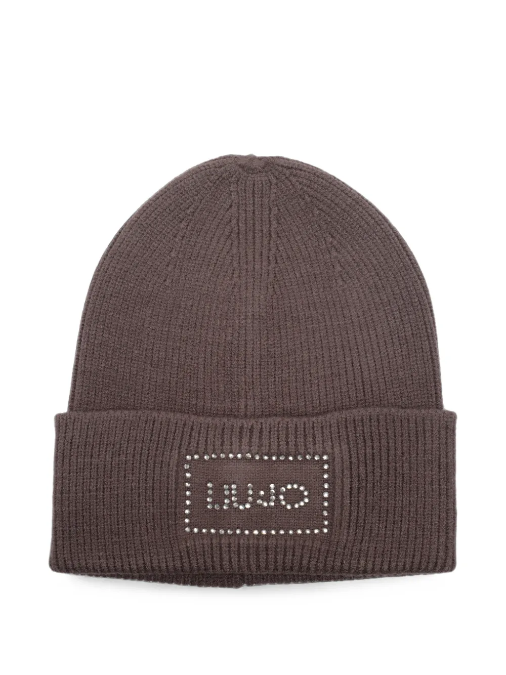 LIU JO logo-embellished beanie hat - Marrone