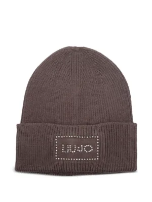ROA logo-detail Wool Beanie Hat | Grey | FARFETCH