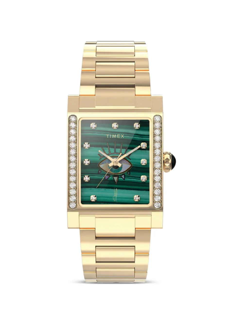 TIMEX x Jacquie Aiche Orologio con logo 24mm - Verde