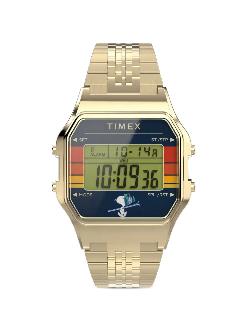 Timex X Peanuts® T80 Snoopy 34.5mm Watch In Gold