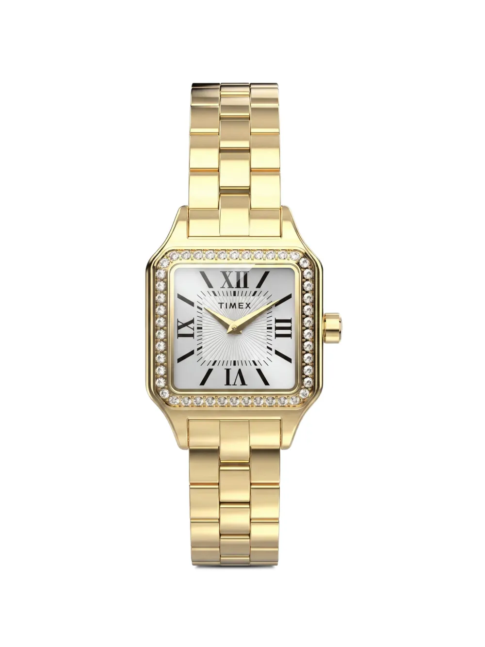 Timex Addison Crystal 23mm Watch In Gold