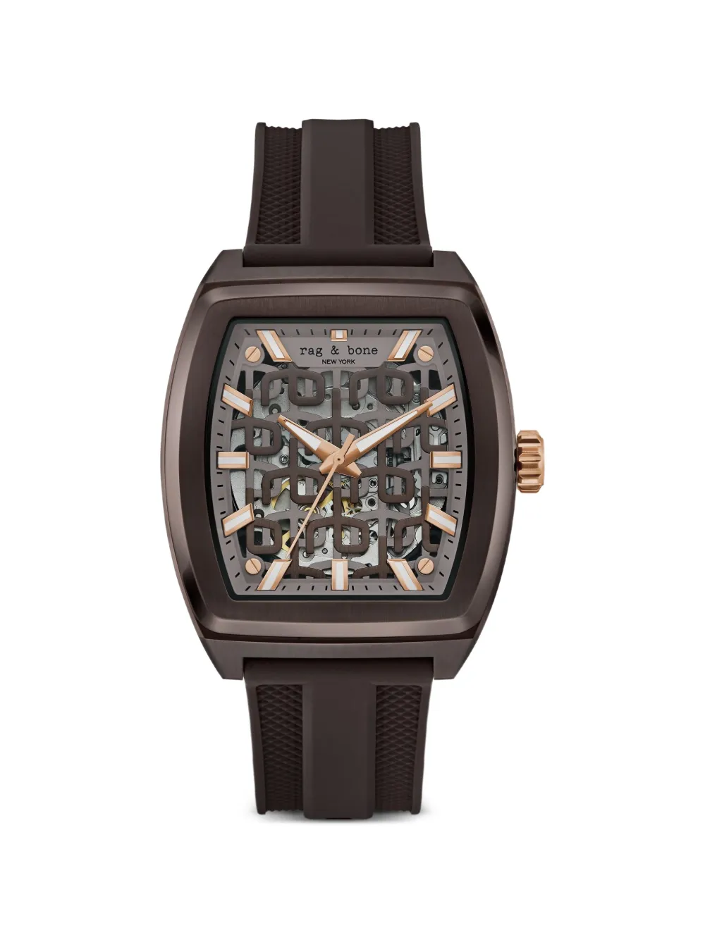 rag & bone Orologio Mercer tonneau 41mm - Marrone