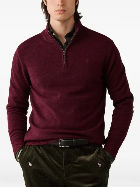 Hackett London jersey con media cremallera