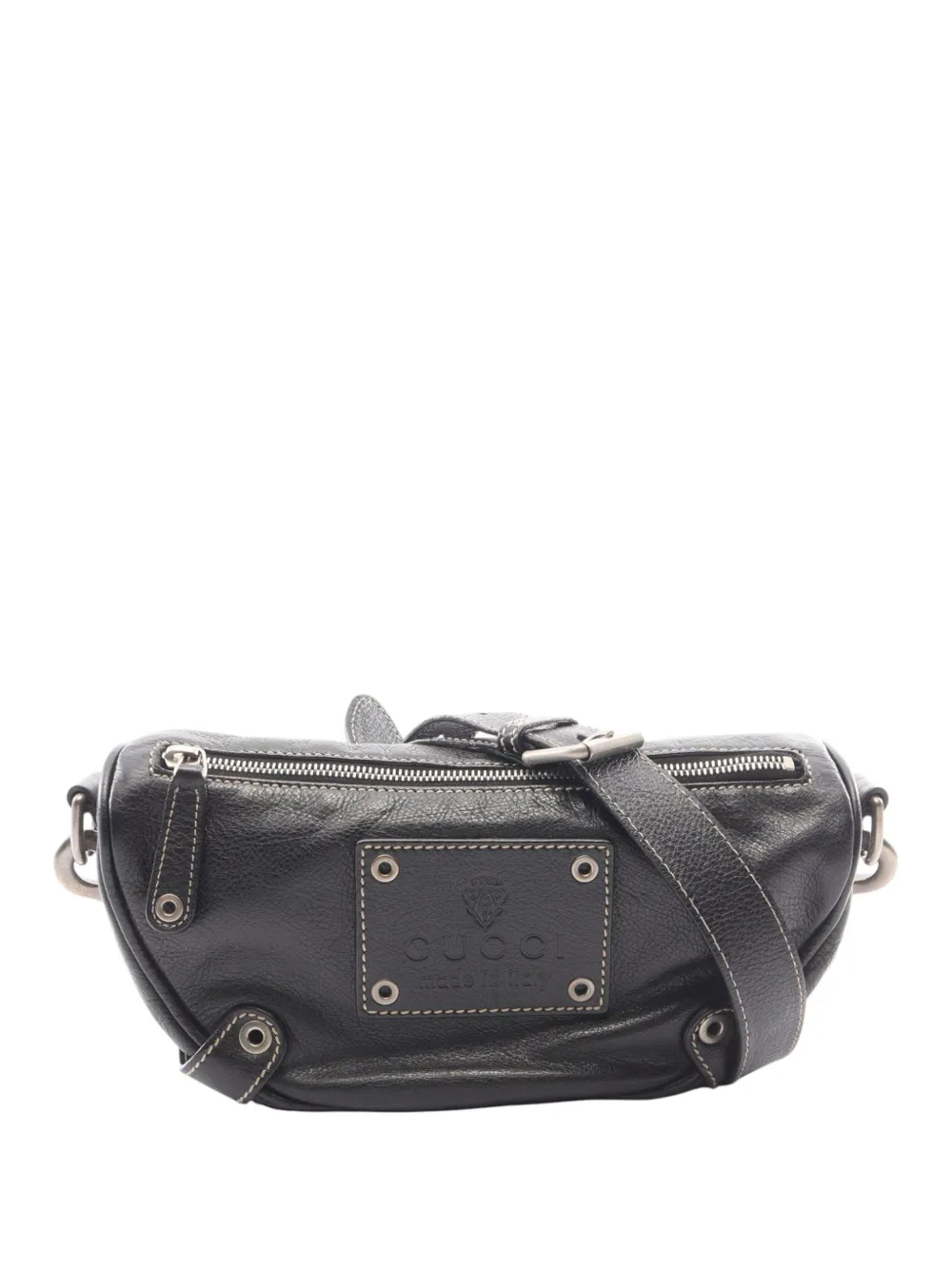 Gucci Pre-Owned Borsa a tracolla in pelle di vitello 2000-2015 - Nero