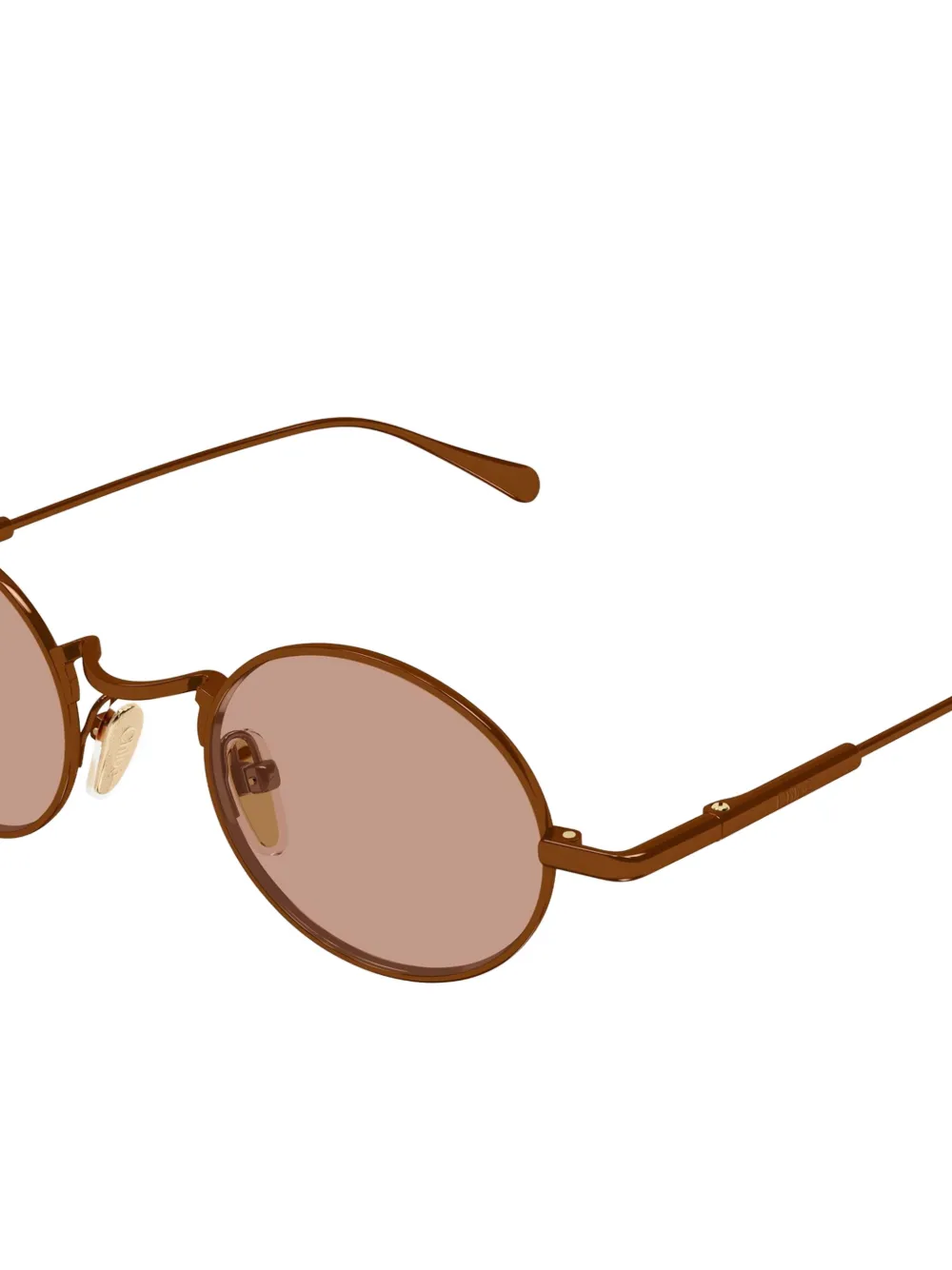 Chloé Eyewear Mini Chloé Iconic zonnebril met rond montuur Bruin