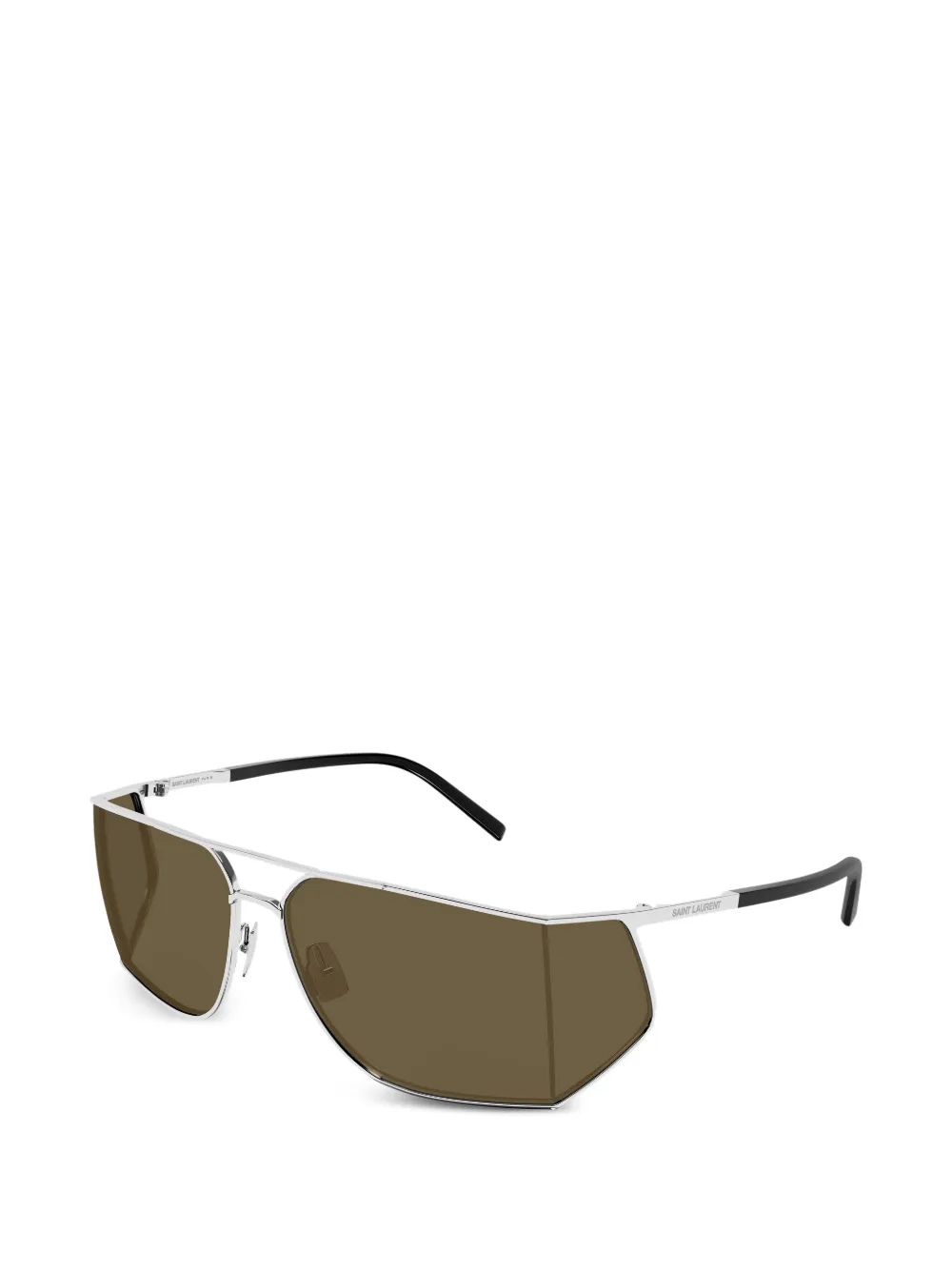 Saint Laurent Eyewear Occhiali da sole SL 750 geometrici - Argento