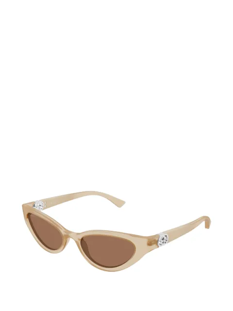 Gucci Eyewear Óculos de sol gatinho Interlocking G