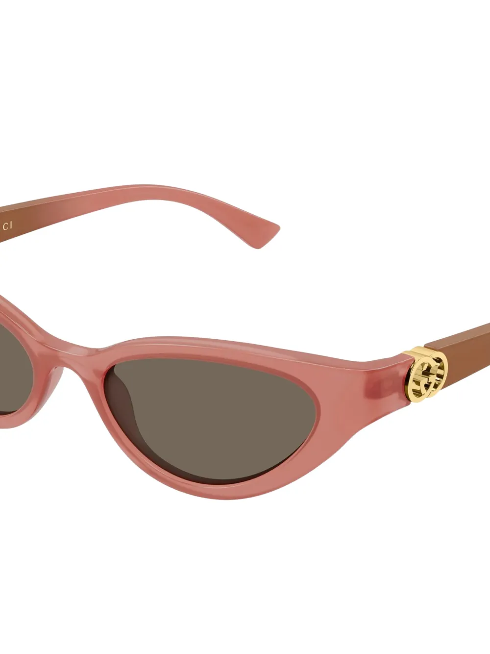 Gucci Eyewear Zonnebril met cat-eye montuur Roze