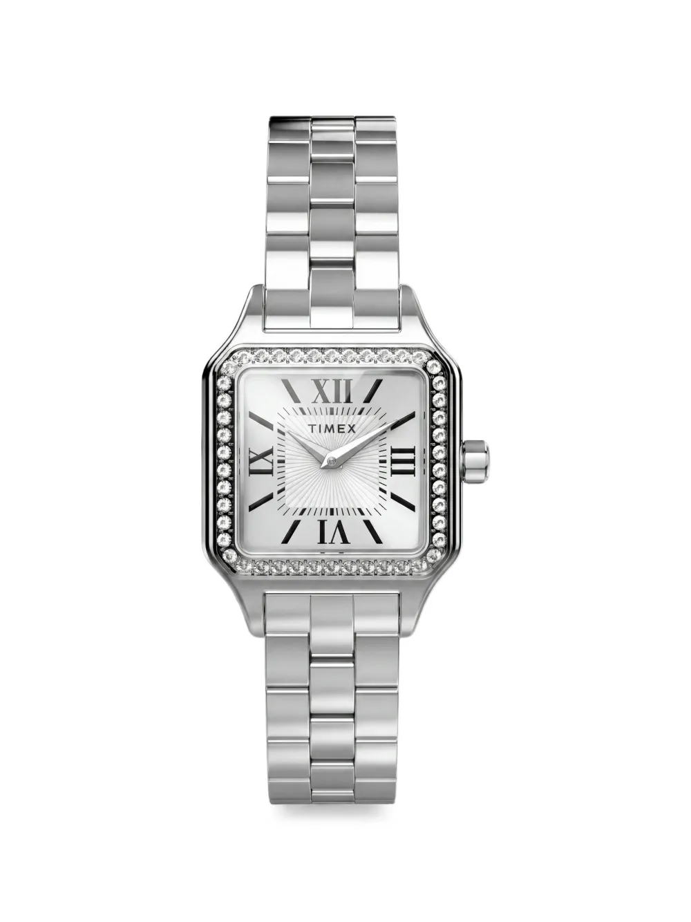 Timex Addison Crystal 23mm Watch In Metallic