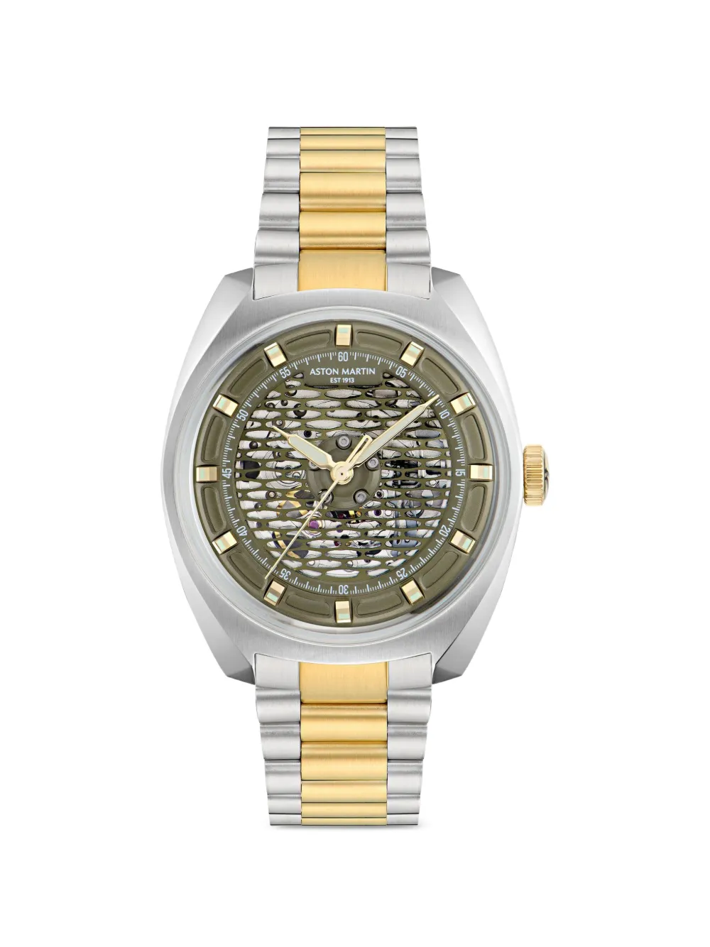 Aston Martin Ts2 Skeleton 41mm Watch In Metallic
