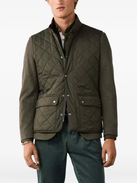 Hackett London chaleco Kinloch con acolchado de rombos