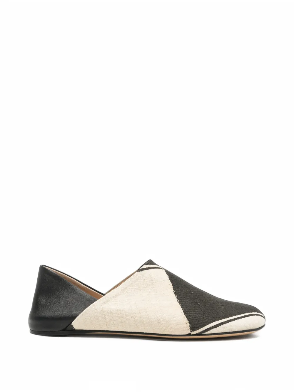 JW Anderson colour-block leather slipper mules - Schwarz