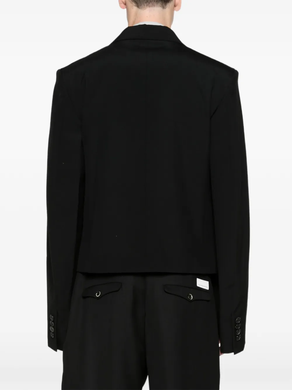 JW Anderson wide-sleeve blazer in black Zwart