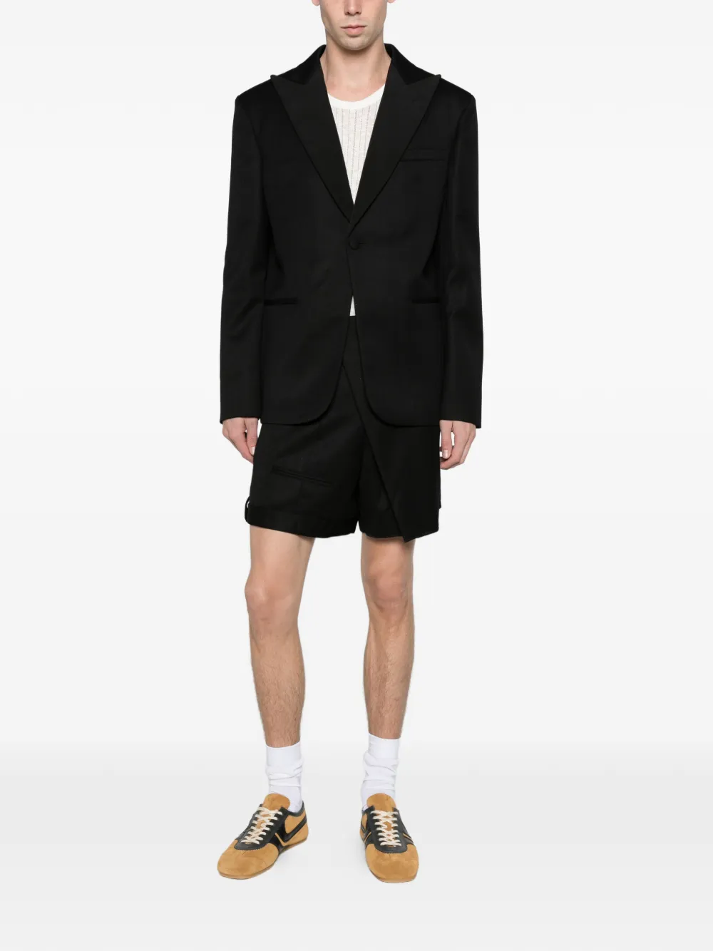 JW Anderson tuxedo jacket in black Zwart
