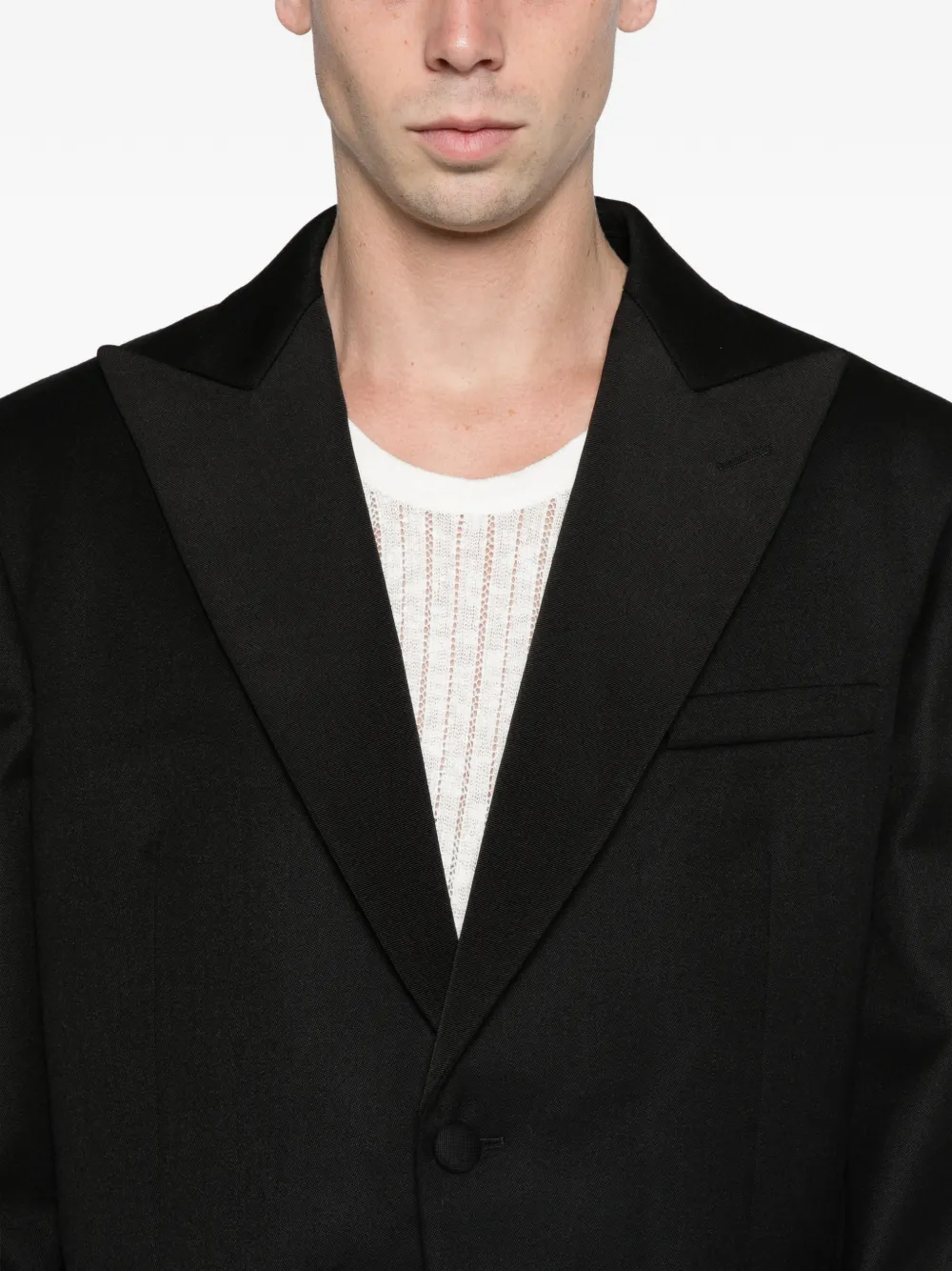JW Anderson tuxedo jacket in black Zwart