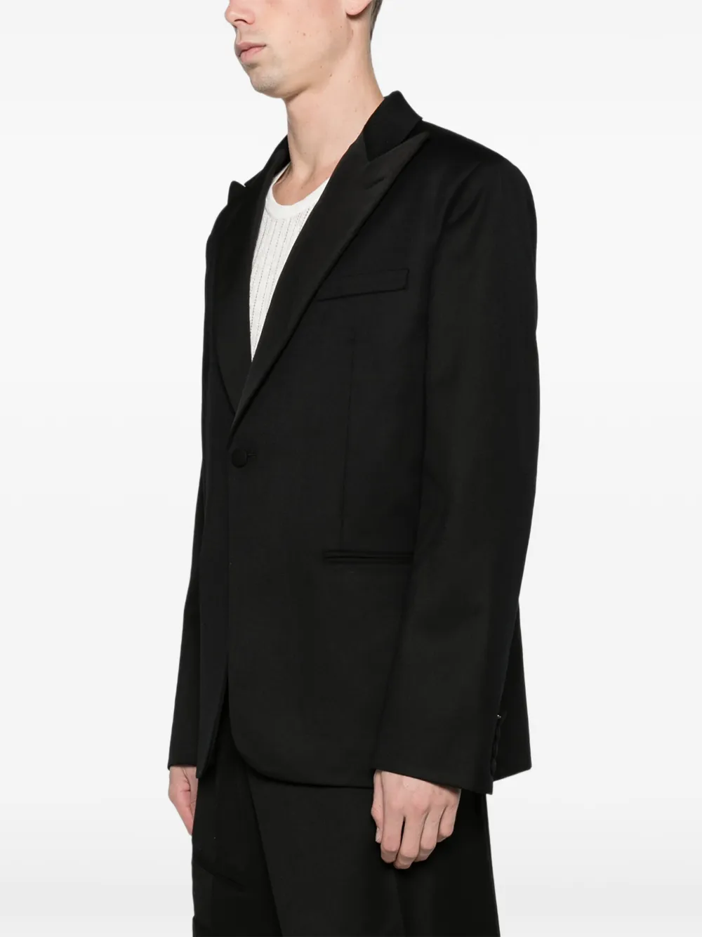 JW Anderson tuxedo jacket in black Zwart