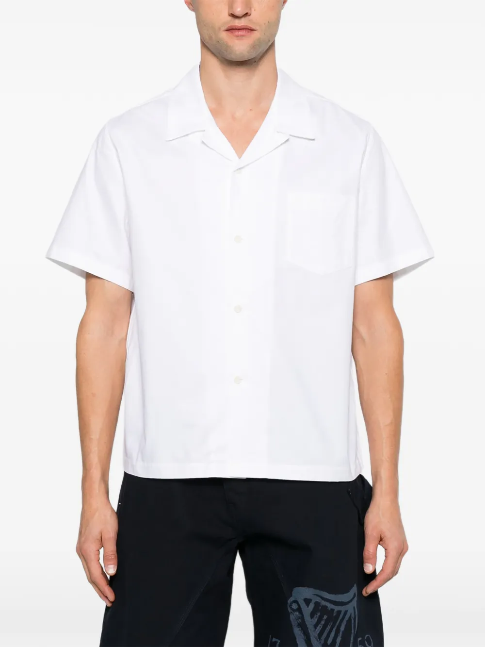 JW Anderson Guinness embroidered shirt Wit