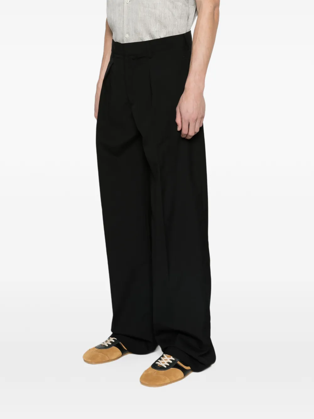 JW Anderson straight-leg trousers in black Zwart