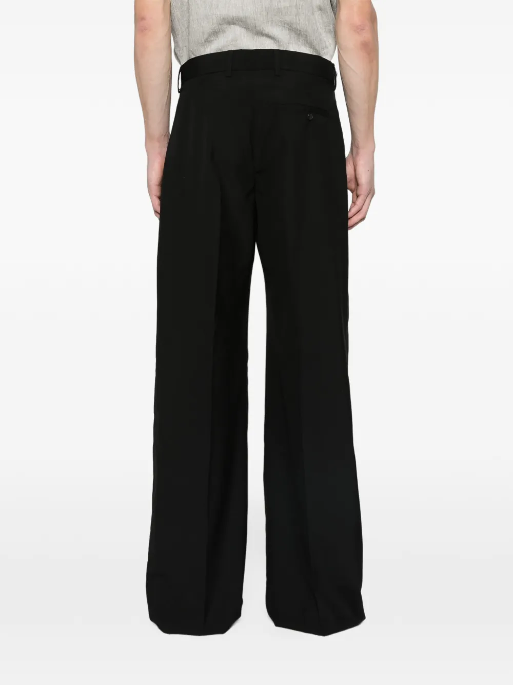 JW Anderson straight-leg trousers in black Zwart