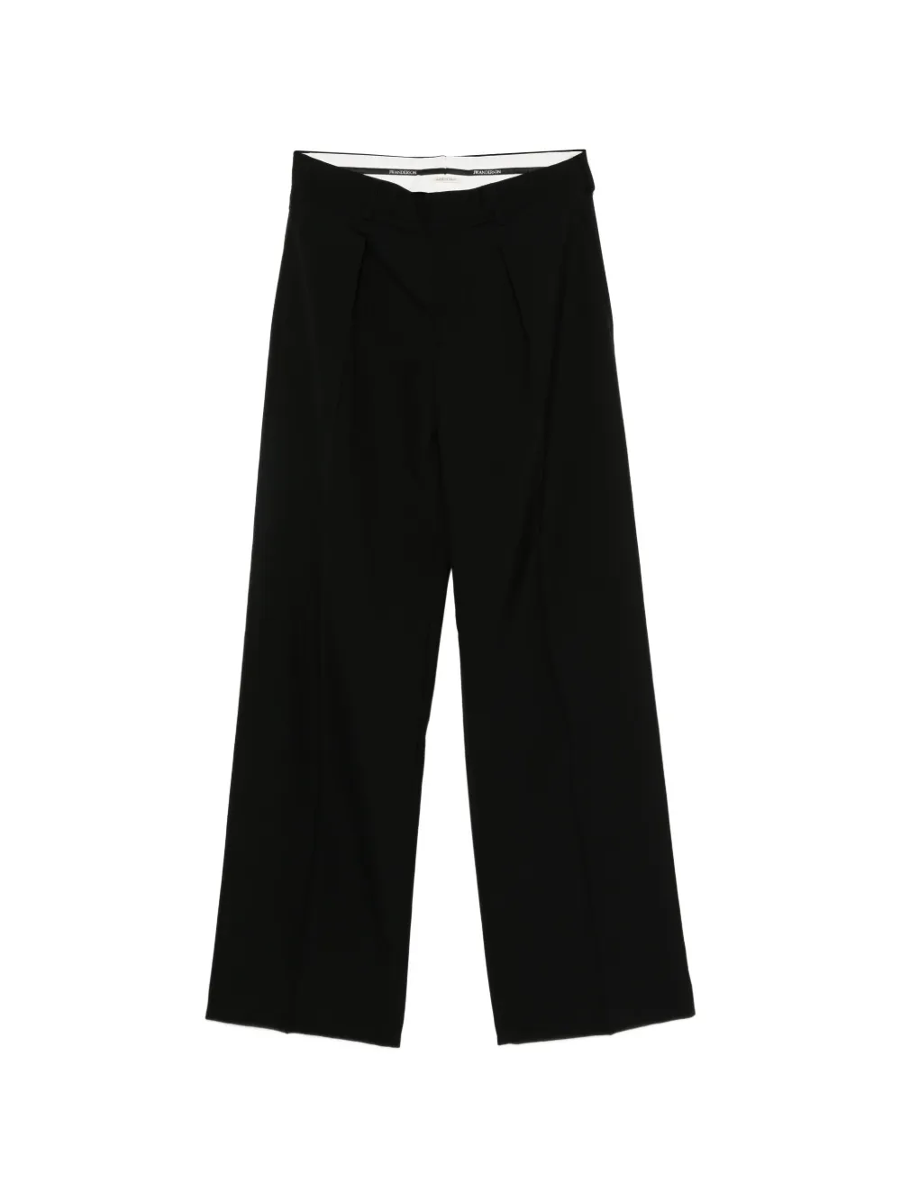 JW Anderson straight-leg trousers in black Zwart