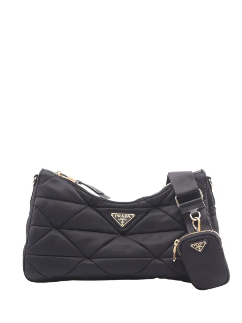 Prada Pre-Owned bandolera Re-Nylon grande acolchada 2013-2026
